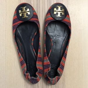 Tory Burch Striped Flats